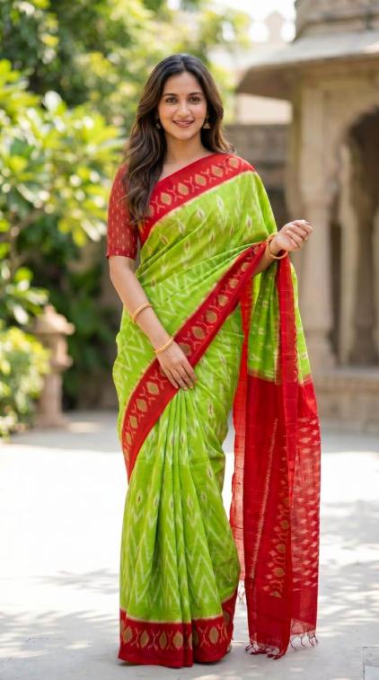 Sckr Ikkat C Traditional sarees in Kolkata